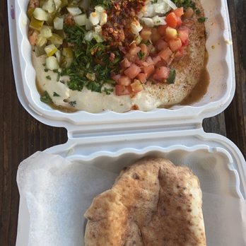 Falafel Stop - Classic Hummus Plate - Falafel Near Me - Sunnyvale, California