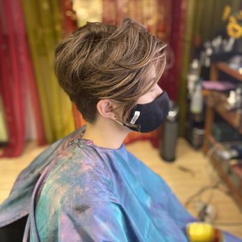 Petite Mollier - Started with mid length hair. Balayage , uncut Razor cut. - Hair Salons Near Me - San Rafael, California Petite Mollier - Started with mid length hair. Balayage , uncut Razor cut. - Hair Salons Near Me - San Rafael, California