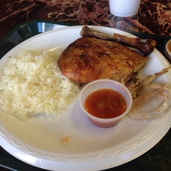 Sticky Rice - Grilled chicken and sticky rice with spicy sauce - Laotian Near Me - Albuquerque, New Mexico