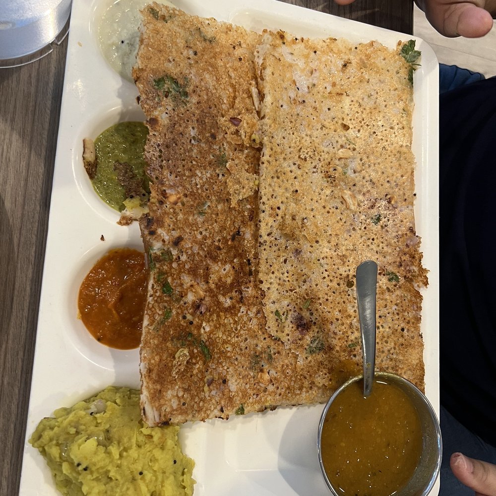 Rava onion masala dosa Rava onion masala dosa