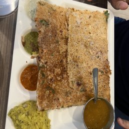 Rava onion masala dosa Rava onion masala dosa