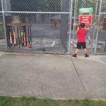 Locust Shade Park - Checking out the batting cages - Parks Near Me - Triangle, Virginia Locust Shade Park - Checking out the batting cages - Parks Near Me - Triangle, Virginia