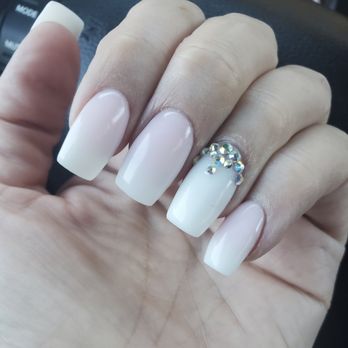 Millennium Nails & Spa - My wedding nails by Tiffany!  They are absolutely gorgeous!!! Thank you!! I will definitely be coming back! - Nail Salons Near Me - Riverside, California