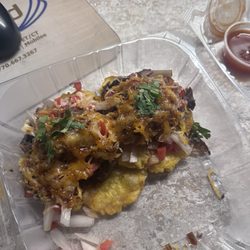 On Fire Grill - Tostones rellenos