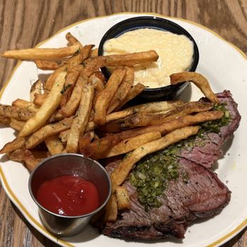Ruthie's All-Day - Steak w/ fries and grits - Southern Near Me - Fairfax, Virginia