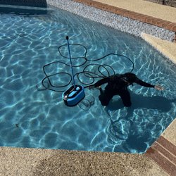 Just Pools and Spas Service and Repair - Leak detection in progress