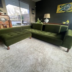 Artistic Jorge Upholstery - Beautiful Mohair Couch Reupholstered