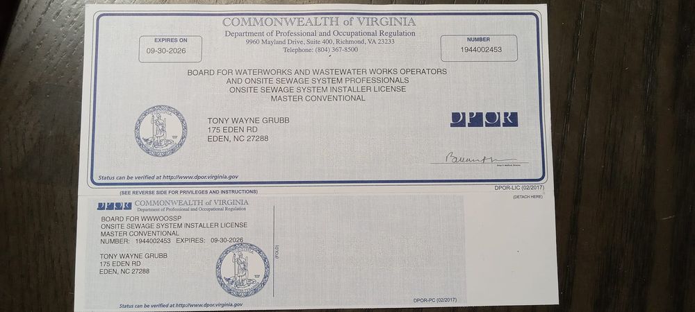 East Coast Septic Installers And Lawn Care - septic in Eden, NC