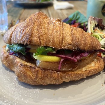 Cafe N One - pork belly croissant - Desserts Near Me - Markham, Ontario