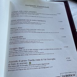 La Brinca - Menu (7/4/2024)