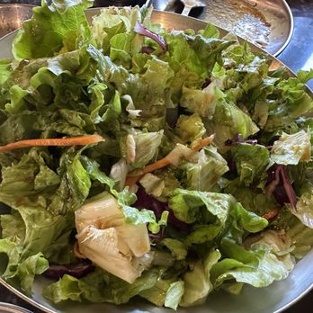 Buga Korean BBQ - House green salad. - Barbeque Near Me - San Diego, California Buga Korean BBQ - House green salad. - Barbeque Near Me - San Diego, California