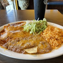 Shredded Beef Enchiladas