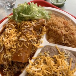 Beef Enchiladas Plate