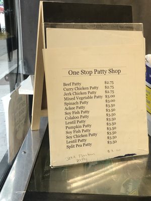 Menu photo 1 One Stop Patty Shop New York, NY