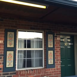 Hand painted shutters for every room.
