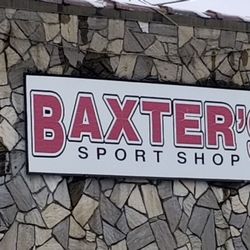 Baxter's Sport Shop - Exterior shop logo