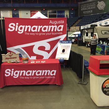 Signarama Augusta - Our event booth. - Signmaking Near Me - Augusta, Georgia Signarama Augusta - Our event booth. - Signmaking Near Me - Augusta, Georgia