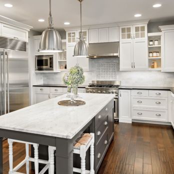Sam Home Improvement - a large kitchen with a center island - General Contractors Near Me - Annandale , Virginia Sam Home Improvement - a large kitchen with a center island - General Contractors Near Me - Annandale , Virginia