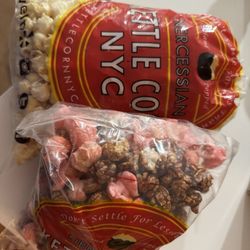 KETTLE CORN NYC - Classic flavor and Cherry Chocolate. We ate the other 10 bags...