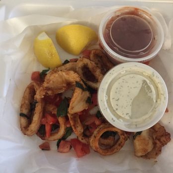 Ziziki's - Calamari was cold and seemed a little sparse. - Greek Near Me - Dallas, Texas Ziziki's - Calamari was cold and seemed a little sparse. - Greek Near Me - Dallas, Texas