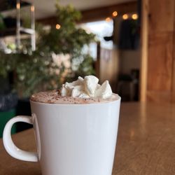 The Green Salmon - Delicious hot cocoa made with your choice of milk