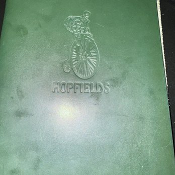 Hopfields - Menu cover - Pubs Near Me - Austin, Texas