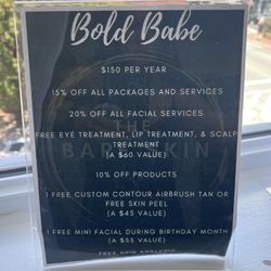 The Bare Skin Studio - Bold Babe package deal
