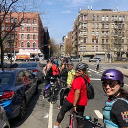 We Out - Group biking around Manhattan