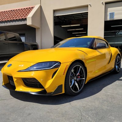 Photo of 68 Auto Detail - Milpitas, CA, US. Toyota Supra protected with Llumar PPF and coated with CS-II Titanium Ceramic Coating + all windows tinted with Llumar Formula One Pinnacle