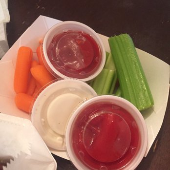 AJ's Wings - Veggies and sauces - Chicken Wings Near Me - Portales, New Mexico