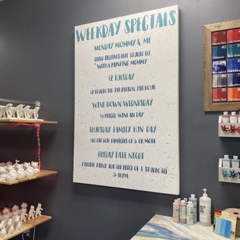 Mad Splatter - Weekly Specials! - Paint-Your-Own Pottery Near Me - Greensboro, North Carolina