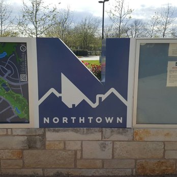 Northtown Park and Disc Golf Course - Map of the walking trails near the pavilion. - Disc Golf Near Me - Pflugerville, Texas