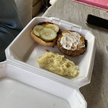 Southwood Kitchen - Cheese burger - Covid take-out - delicious! - Seafood Near Me - Daphne, Alabama Southwood Kitchen - Cheese burger - Covid take-out - delicious! - Seafood Near Me - Daphne, Alabama