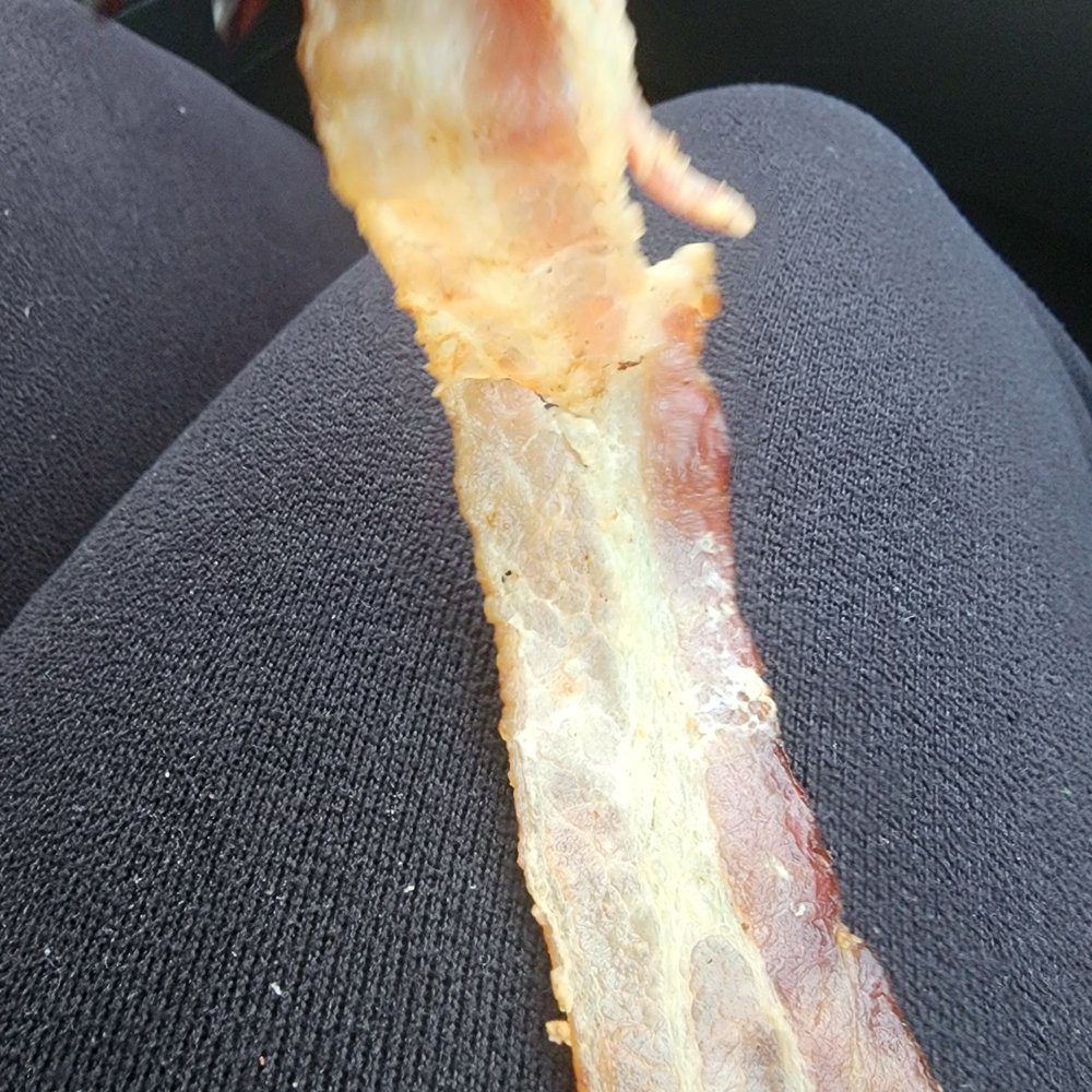 Raw bacon