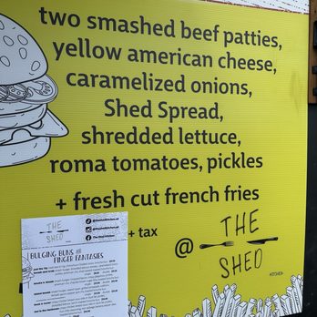 The Shed - Smash & Grab Combo and menu - Burgers Near Me - San Diego, California The Shed - Smash & Grab Combo and menu - Burgers Near Me - San Diego, California