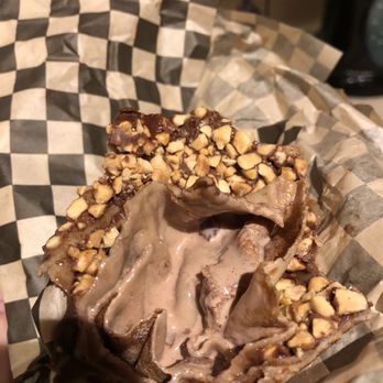 Don Bigote - Ferrero Rocher Crepe with ice cream. - Creperies Near Me - Salem, Oregon