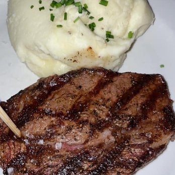 Morrie's Steakhouse - MORRIE'S RIBEYE that's actually a ribeye. This is my friend's dish from a couple weeks ago. - American Near Me - Sioux Falls, South Dakota