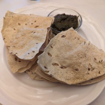 Ajanta - Papadam with Mint-Cilantro Sauce - Indian Near Me - Berkeley, California
