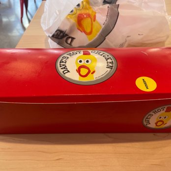 Dave's Hot Chicken - Medium chicken slider box with fries - Chicken Shop Near Me - San Leandro, California