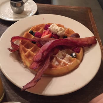 Westside Cafe - A very big waffle! Lots of bacon! - New American Near Me - Vail, Colorado Westside Cafe - A very big waffle! Lots of bacon! - New American Near Me - Vail, Colorado