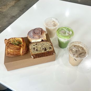Tommy and Atticus - Jalapeno Popper Tile, Morning Bun, Earl Grey Cale, Logan Fog, Strawberry Matcha, & Hazelnut Latte (ig: @cravingswithcat) - Bakeries Near Me - Redondo Beach, California Tommy and Atticus - Jalapeno Popper Tile, Morning Bun, Earl Grey Cale, Logan Fog, Strawberry Matcha, & Hazelnut Latte (ig: @cravingswithcat) - Bakeries Near Me - Redondo Beach, California