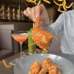 Resurrection - Resurrection Restaurant - Stuffed wings w/ whisky glaze