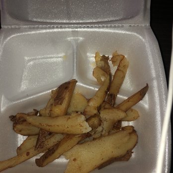Forti's Mexican Elder Restaurant - Horrible, just horrible. These are the supposedly "steak fries" - Mexican Near Me - El Paso, Texas