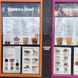 Dunkin' - Menu