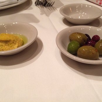 Becco - Complimentary olives and white bean dip - Italian Near Me - New York, New York