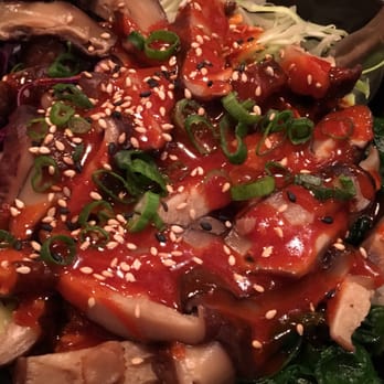 Sushi Jin - Veg stone bowl w mushrooms - Japanese Near Me - Silver Spring, Maryland