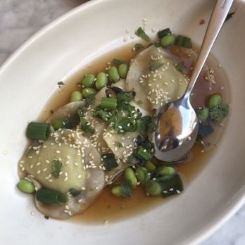 True Food Kitchen - Edamame dumplings IG: Lunchwithlaur - New American Near Me - Boca Raton, Florida True Food Kitchen - Edamame dumplings IG: Lunchwithlaur - New American Near Me - Boca Raton, Florida