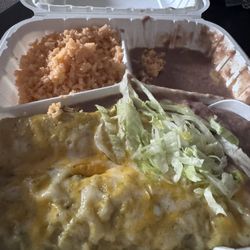 Don Beto's Mexican Food - First time here, I got  a green chicken enchilada plate really delicious so is the rice and beans as well. Will definitely come back.