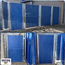 Tahoe Fence - Tahoe Fence Blue slatted-wire and gates in Dayton (Lyon County.) 2026