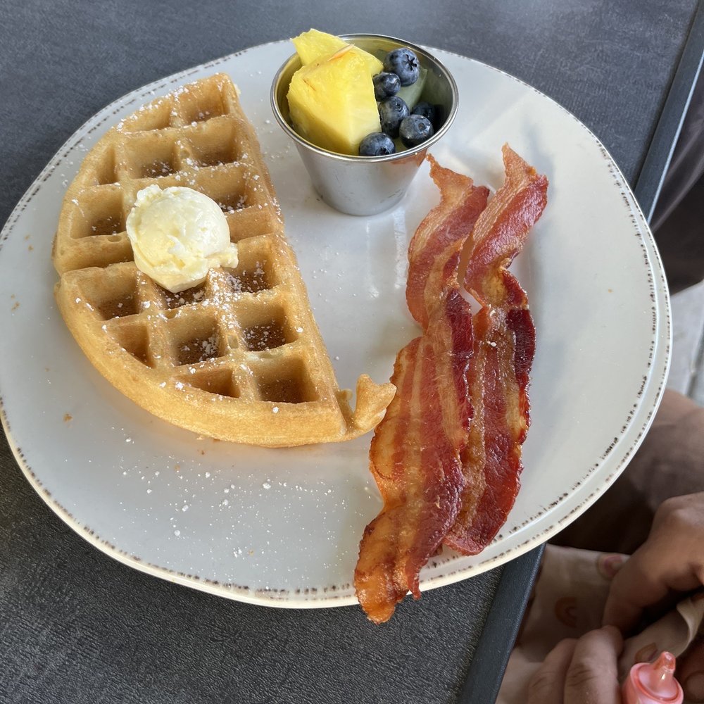 First Watch - Our 8 month old companion loved her kid's breakfast, although the bacon went to mom and dad. The waffle was light and airy. She approved. - Breakfast & Brunch Near Me - Phoenix, Arizona